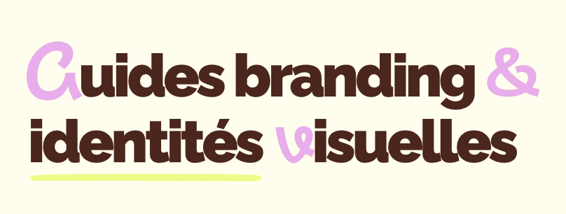 Portfolio Guide branding et identités visuelles